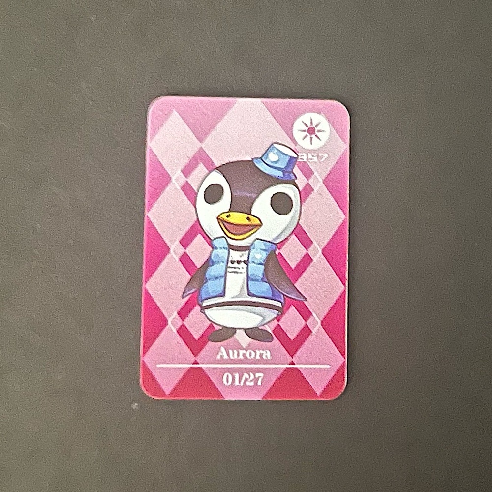 ACNH Aurora Amiibo Card